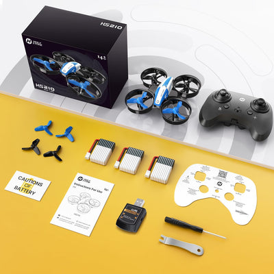 Holy Stone HS210 Mini Drohne für Kinder,RC Quadrocopter Nano Drone mit 3 Akkus 21 Min. Lange Flugzei