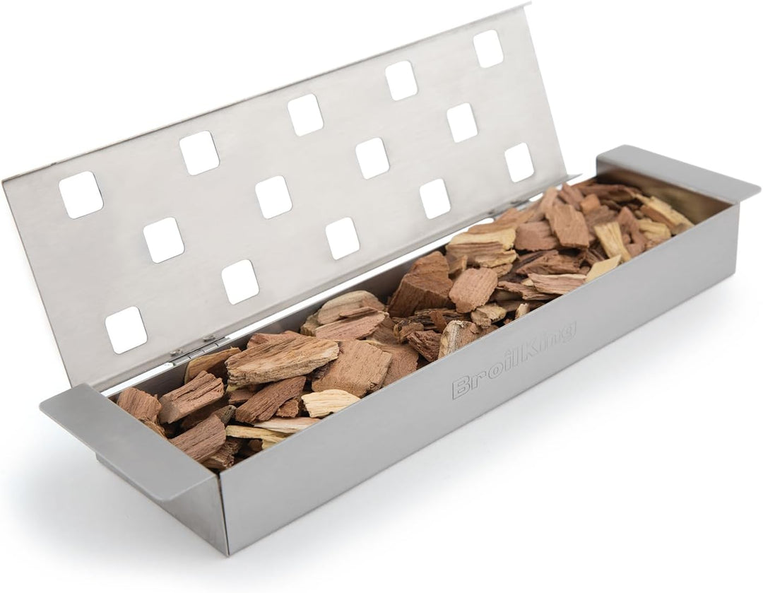 Broil King Grill-/Grillzubehör, Smokerbox, edelstahl, 5 x 5 x 5 cm, 60185, Silber