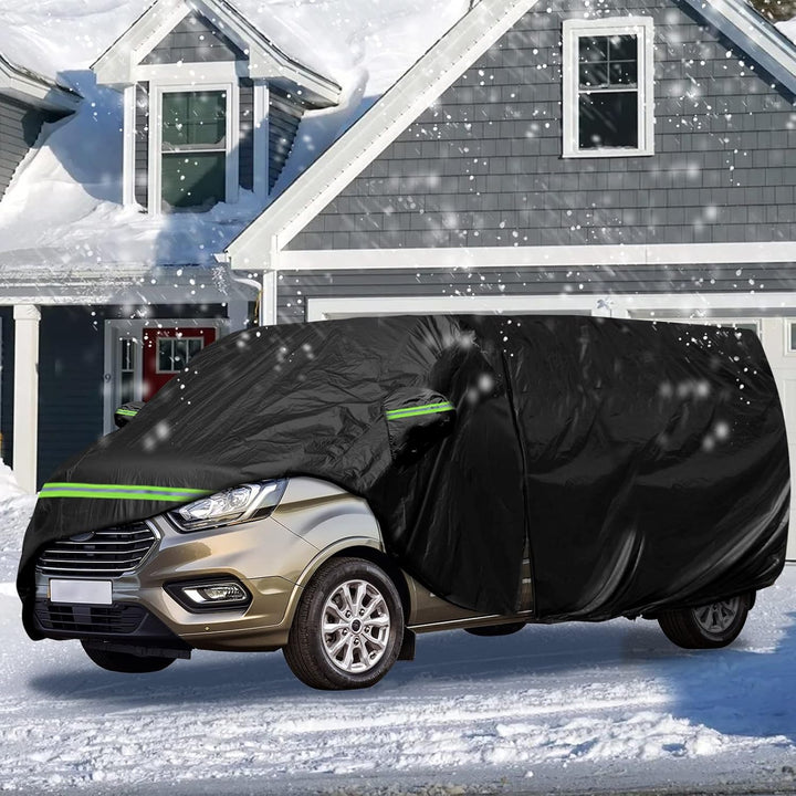 Autoabdeckung Vollgarage Ersatz für Ford Transit Custom 2012-2022, 300D Allwetter Autoabdeckung für