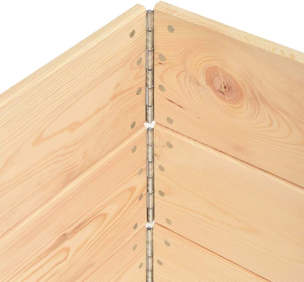 vidaXL 3X Kiefernholz Massiv Palettenrahmen Aufsatzrahmen Hochbeet Gartenbeet Pflanzbeet Europalette