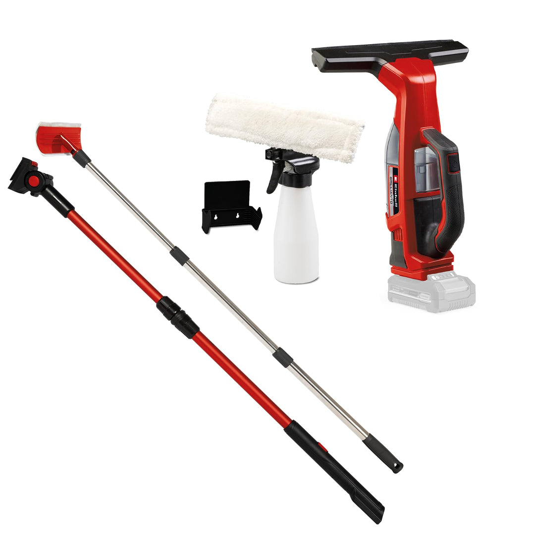 Einhell Akku-Fensterreiniger BRILLIANTO Power X-Change (18 V, 28 cm lange Saugdüse, streifenfreie Re
