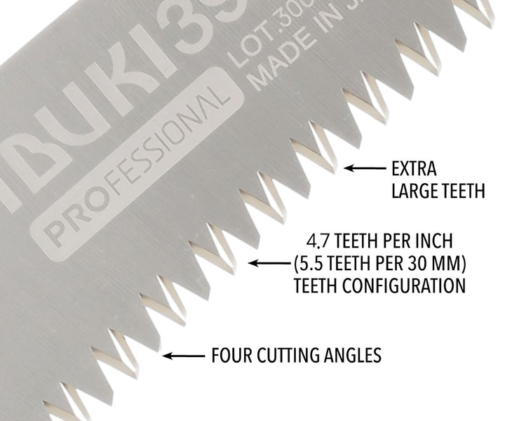 Silky Ersatzsägeblatt Ibuki, Sägelänge 390 mm, Zahnweite 4,62 mm Ersatzblatt, Ersatzblatt