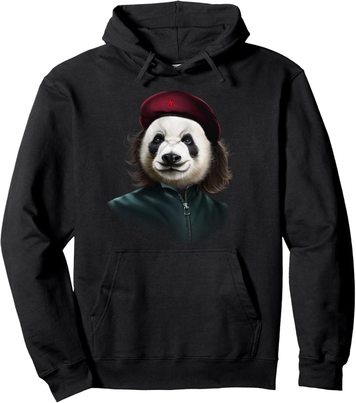 Riesenpanda verkörperte Che Guevara Pullover Hoodie
