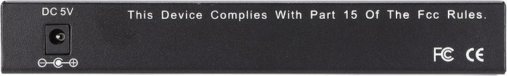 Dioche Glasfaser zu Ethernet Konverter, Ethernet Medienkonverter RJ45 10/100/1000M 4-Faser 2-Port Si