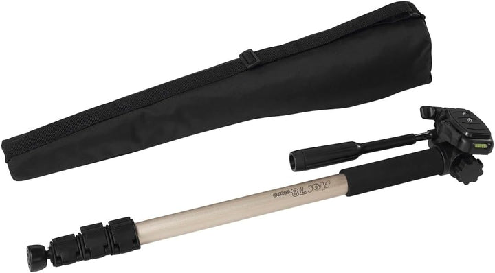 Hama Leichtes Einsteiger-Einbeinstativ mit 3-Wege-Kopf, Star 78 Mono 176 -3D, Beige 61 - 176 cm Sing