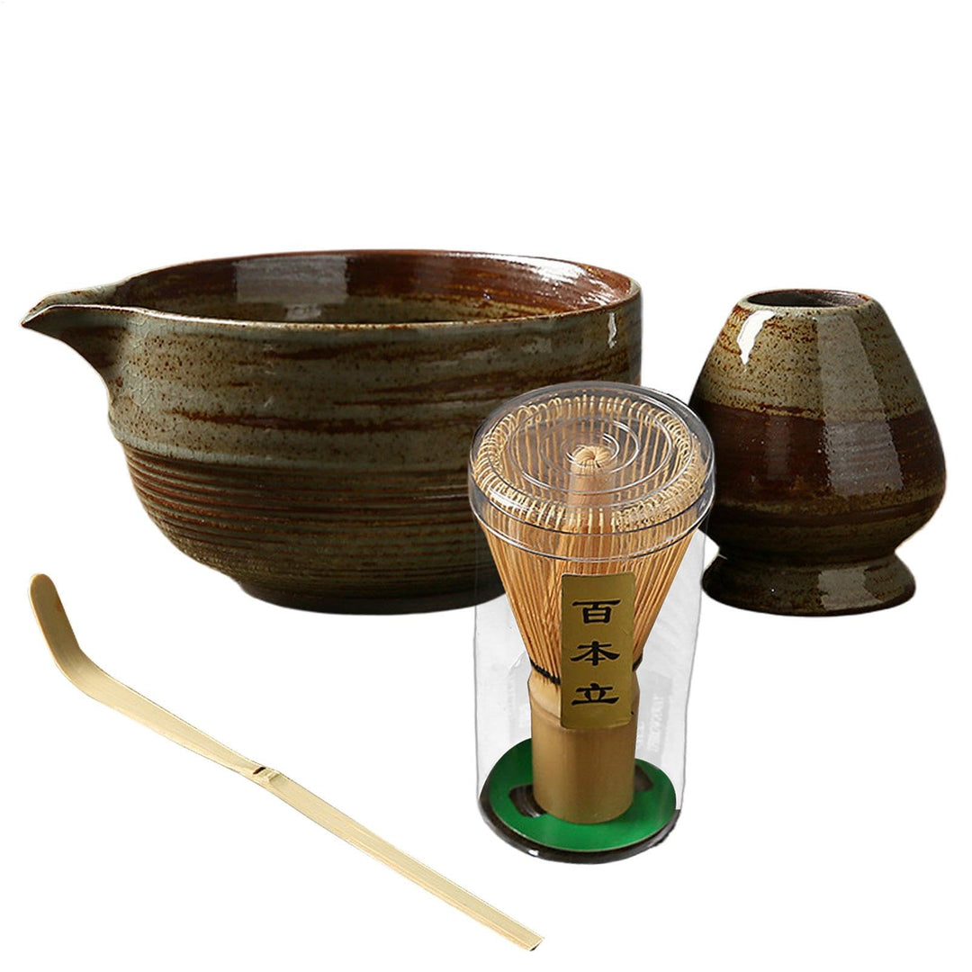 Matcha Whisk Set, Matcha Bowl And Whisk, Matcha Tea Set, Matcha Bowl With Spout, Matcha Whisk Scoop