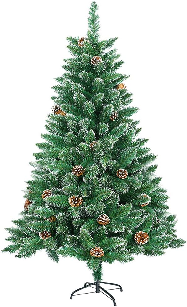 HENGMEI 180cm PVC Weihnachtsbaum Tannenbaum Christbaum Grün künstlicher mit Metallständer ca. 500 Sp