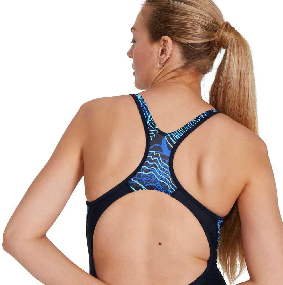 Speedo Allov Panel Laneback Badanzug Damen 38, 38