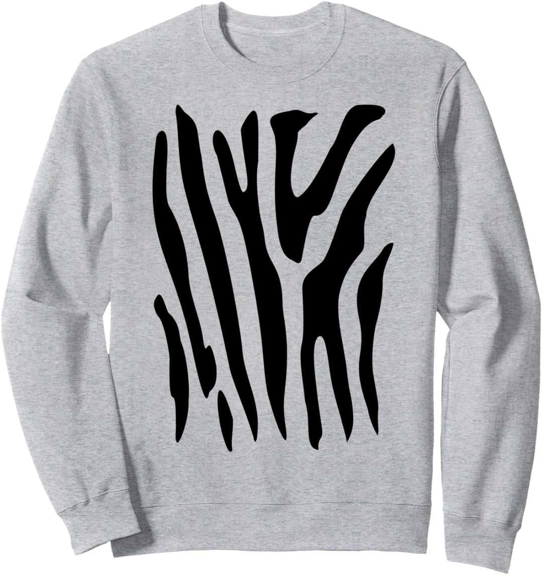 Zebramuster Zebra Streifen Kostüm Zebrastreifen Afrika Sweatshirt