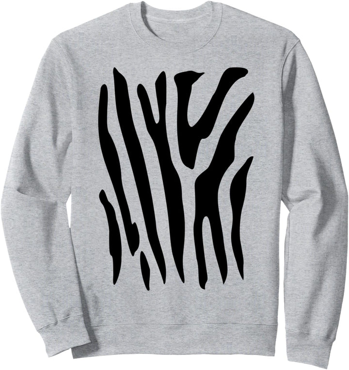 Zebramuster Zebra Streifen Kostüm Zebrastreifen Afrika Sweatshirt