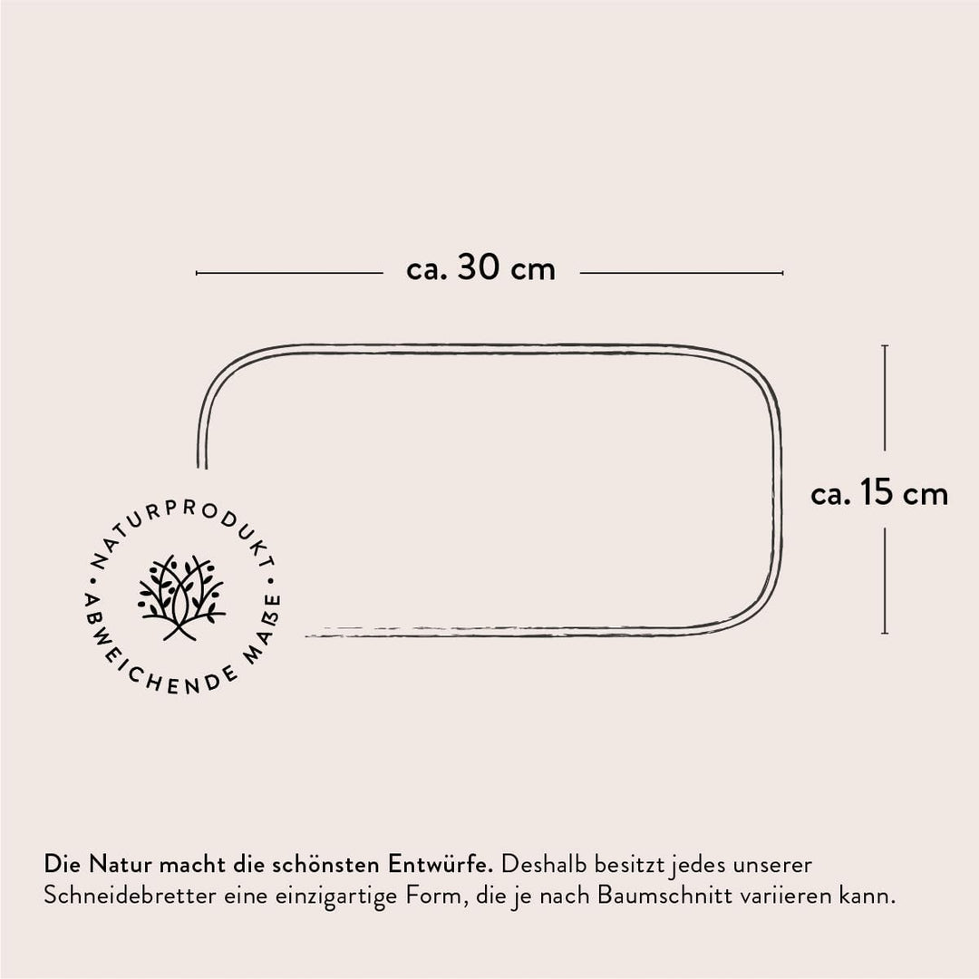 DAS OLIVENHOLZBRETT® Schneidebrett Olivenholz/Antipastibrett/Vesperbrett/Brotzeitbrett aus Olivenhol