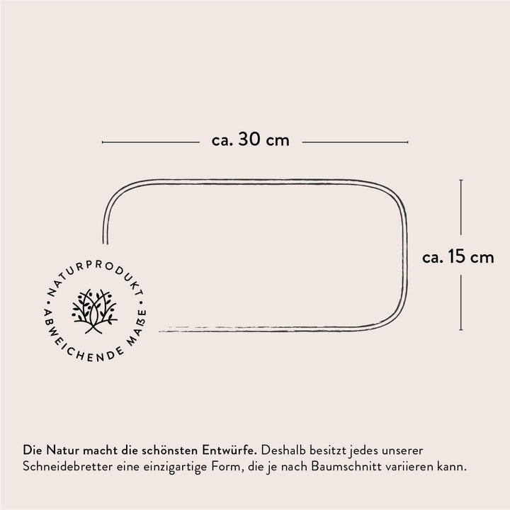 DAS OLIVENHOLZBRETT® Schneidebrett Olivenholz/Antipastibrett/Vesperbrett/Brotzeitbrett aus Olivenhol