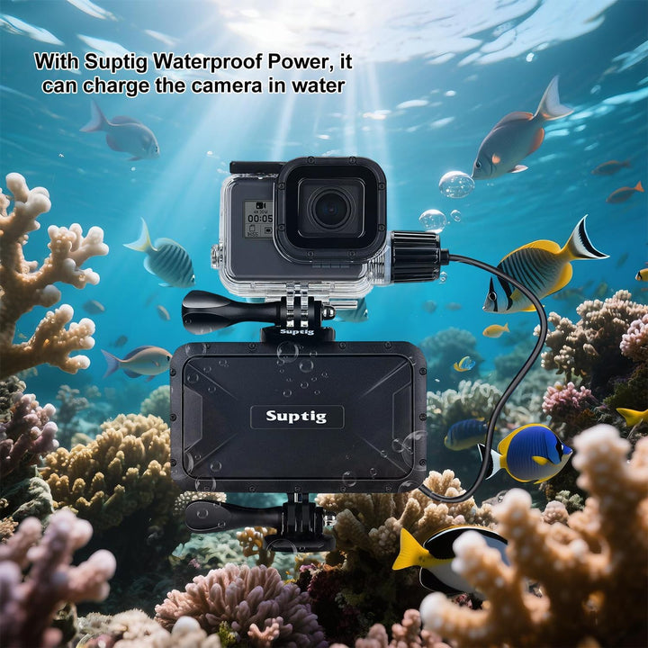 Suptig Schutzhülle, wasserdichte Hülle, Unterwasserhülle, Ladekoffer, Tauchgehäuse, kompatibel mit G