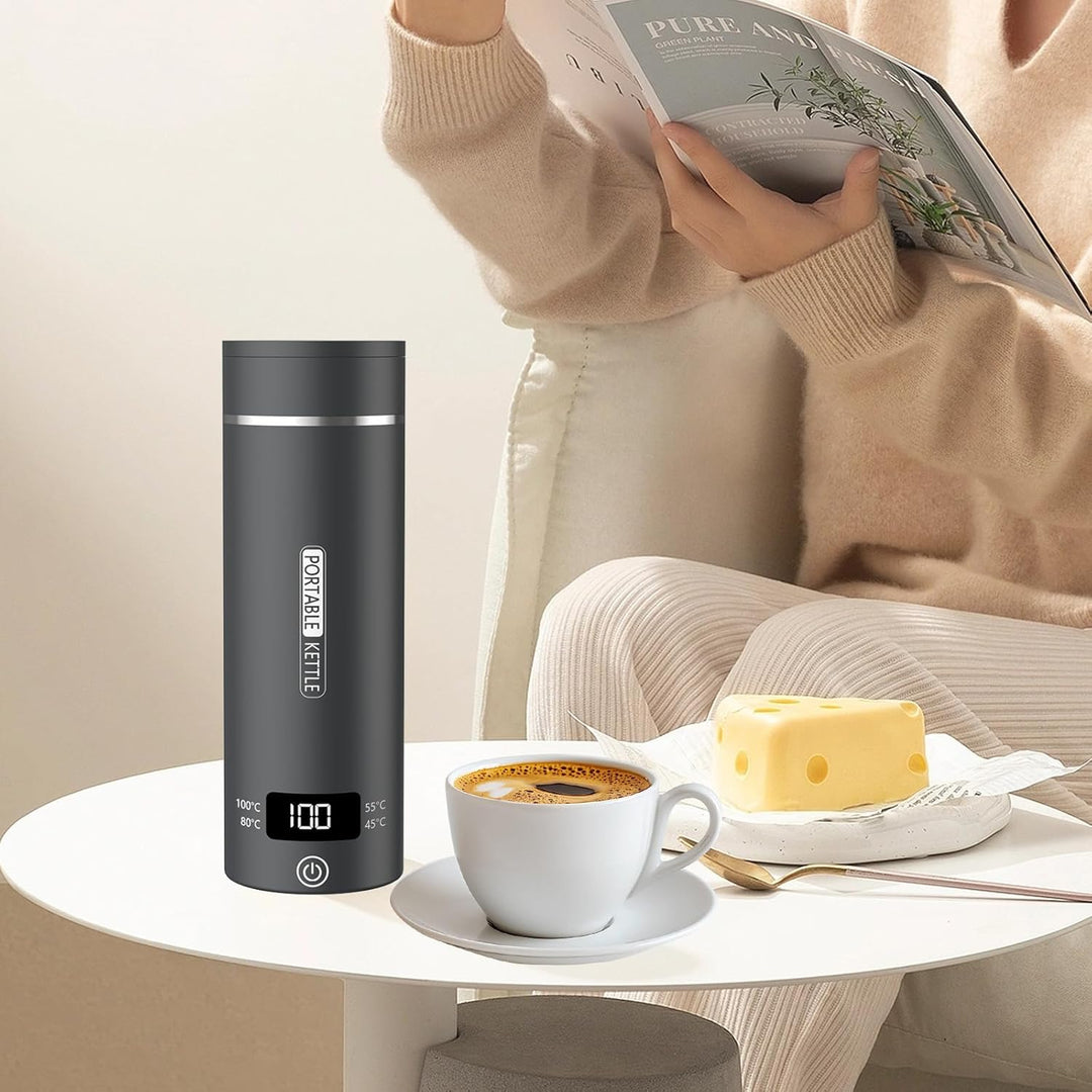Elektrischer Reisewasserkocher Klein 500ML, Kleiner Wasserkocher Reise Schnelles Kochwasser Mini -Wa