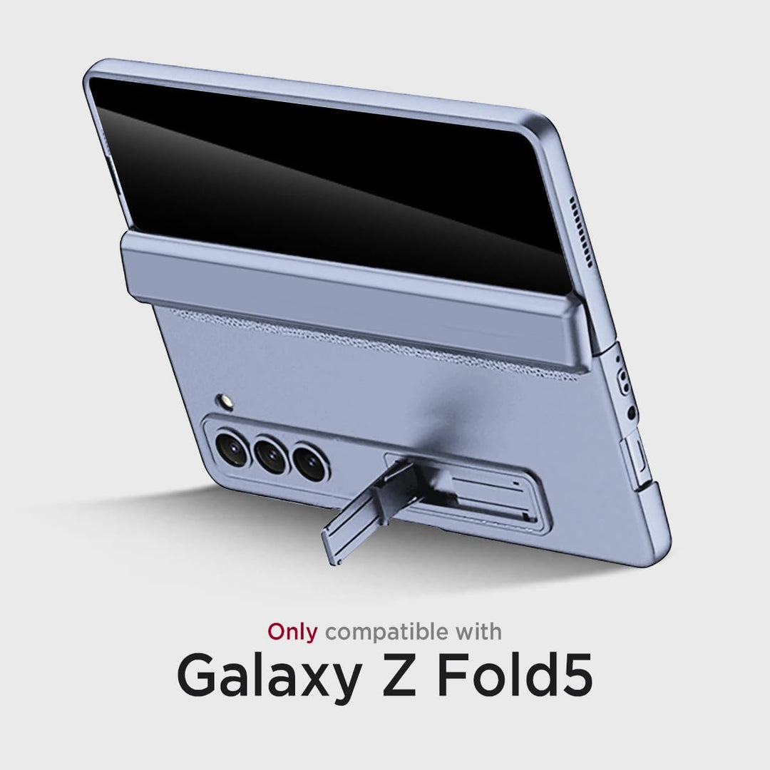Miimall Kompatibel mit Samsung Galaxy Z Fold 5 Hülle mit Displayschutz Anti-Peeping+Magnetischer Sch