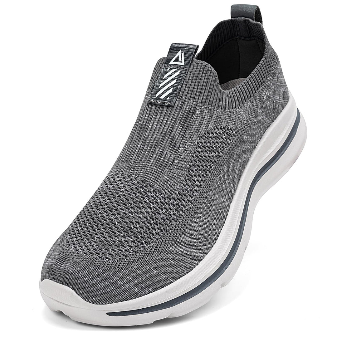 ODCKOI Herren Slip-On Walkingschuhe,Leichte Sneaker mit mehr Platz | Leichte Herren Slip-On Sneaker