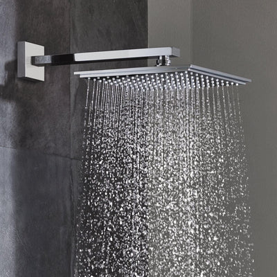 GROHE Euphoria Cube 152 - Kopfbrause (wassersparend, Antikalk-System), chrom, 27705000 Single Ø152mm