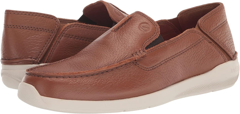 Clarks Herren Gorwin Step Sneaker 42.5 EU Hellbraunes Leder, 42.5 EU Hellbraunes Leder