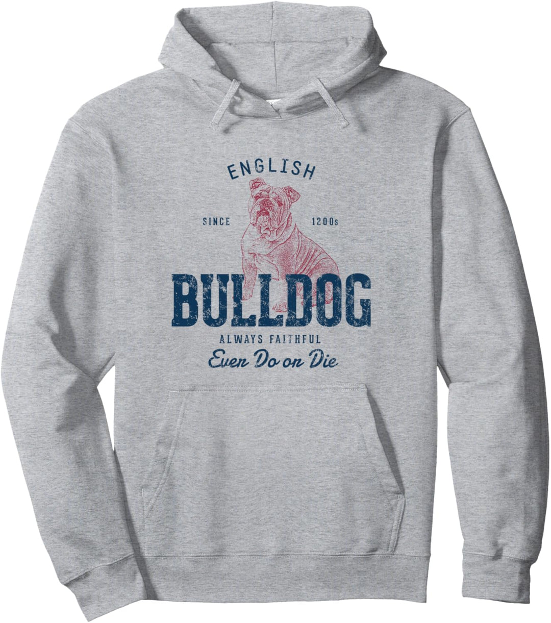Bulldog Vintage Bulldogge Pullover Hoodie