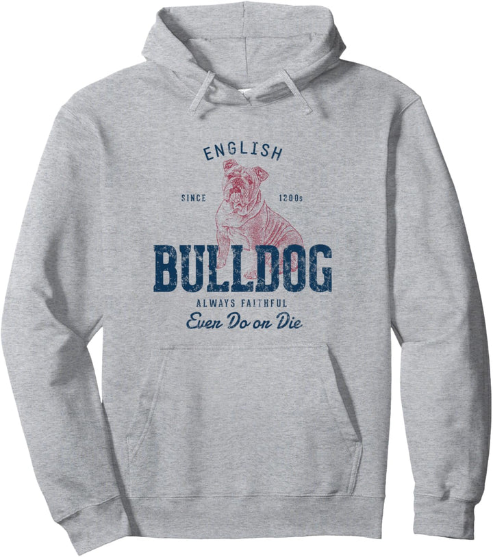 Bulldog Vintage Bulldogge Pullover Hoodie