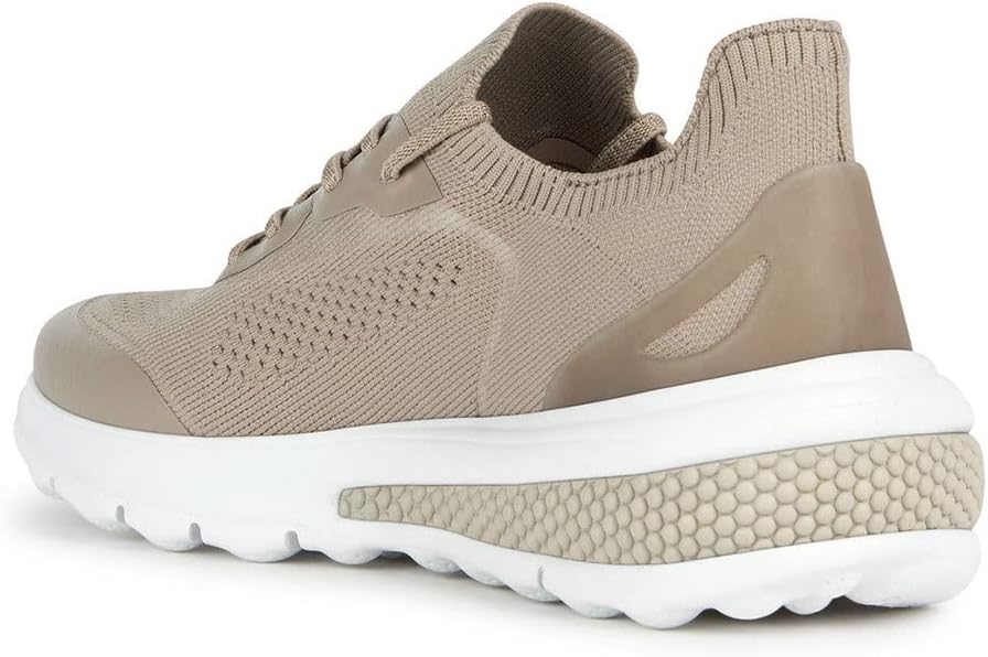 Geox Mädchen D Spherica Actif Sneaker 41 EU Sand, 41 EU Sand