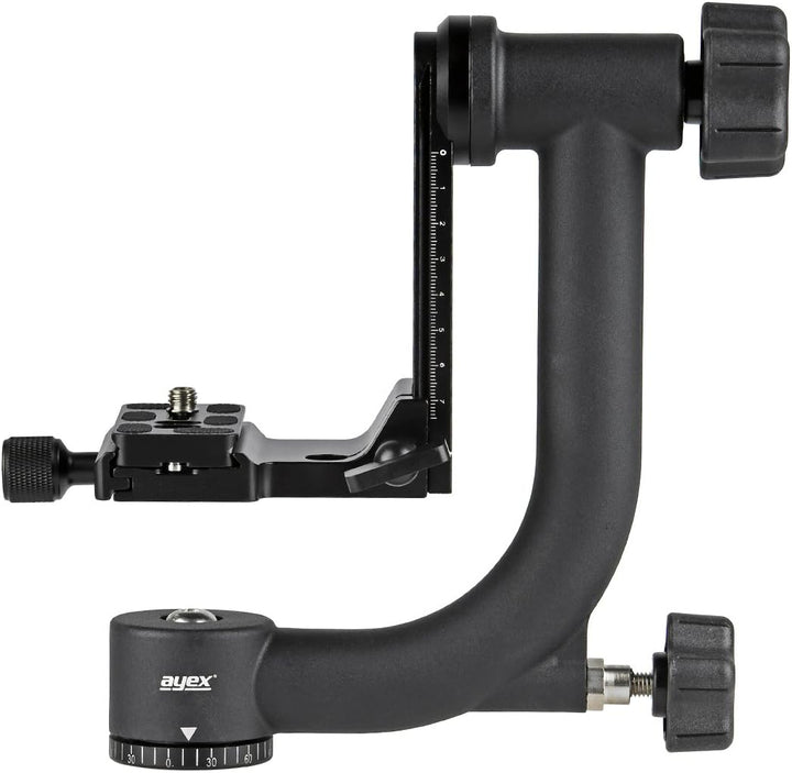 ayex Gimbal Tripod Head, Stativkopf für Telefotografie, Sport- und Naturaufnahmen