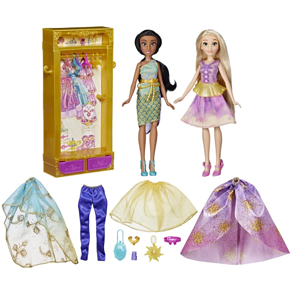Disney Prinzessin Jasmins und Rapunzels Kleidergalerie, Jasmin und Rapunzel Spielzeug für Kinder ab