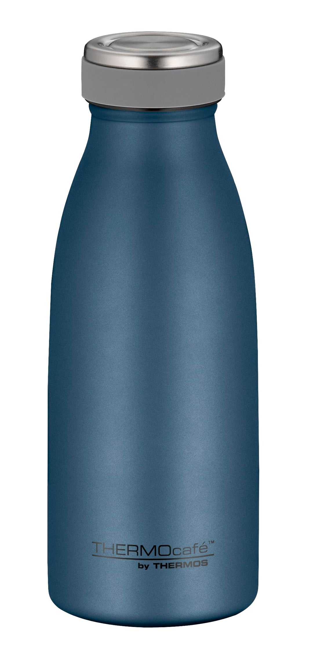 THERMOcafé by THERMOS TC BOTTLE night blue mat 0,35l, Isolierflasche aus Edelstahl, kohlensäurefest,