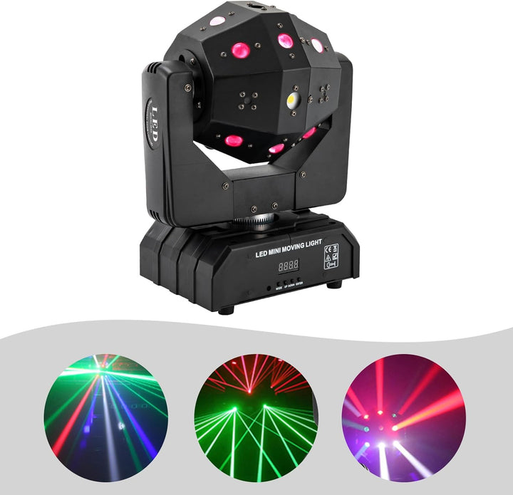 120w Moving Head Laser Bühnenlicht, Beweglicher Scheinwerfer Party Lights Spotlight Bühnenbeleuchtun