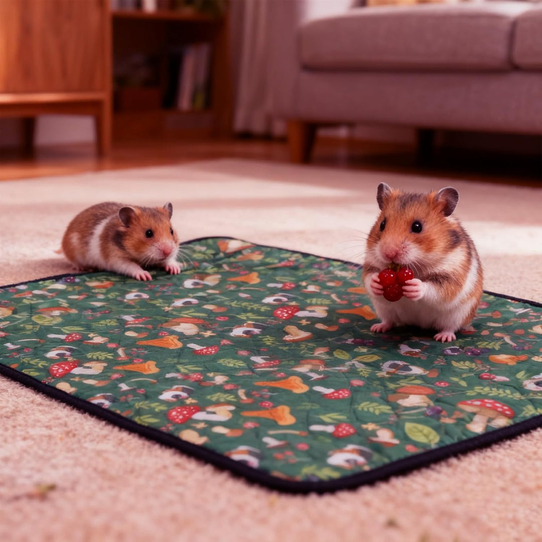 pipipads meerschweinchen: 2 Stück Pads für Meerschweinchen Hamsterkäfigmatte, 60x45cm, Mischfarbe, I