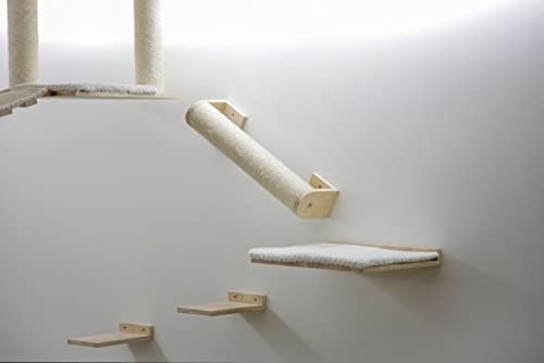Kerbl Katzenspielplatz Top XL, Trittbretter Liegebrett Hängebrücke Liegefläche, 15x22 cm EU