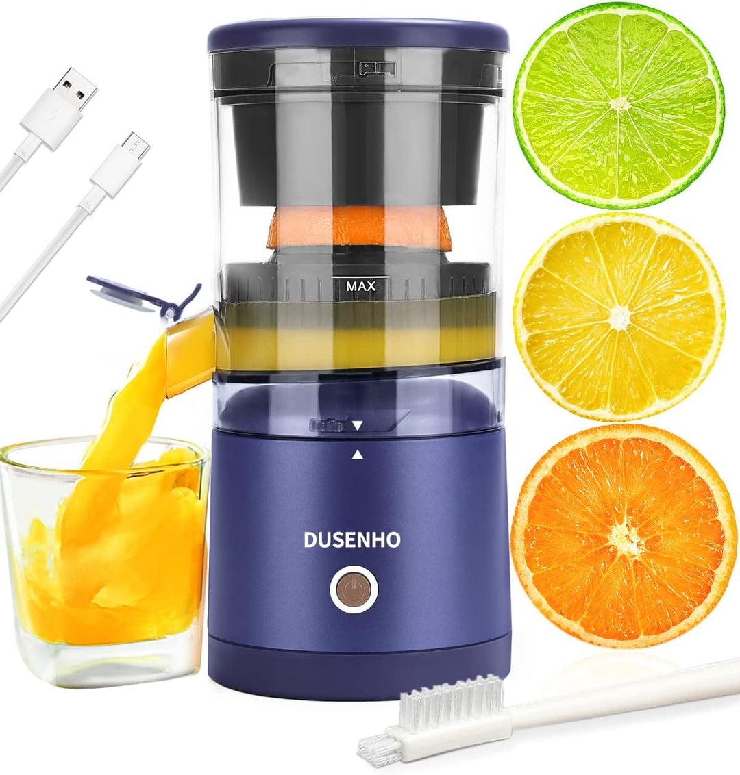 Zitronenpresse Elektrisch Organgenpresse Tragbare USB-Aufladung Juicer Entsafter für Orange, Zitrone