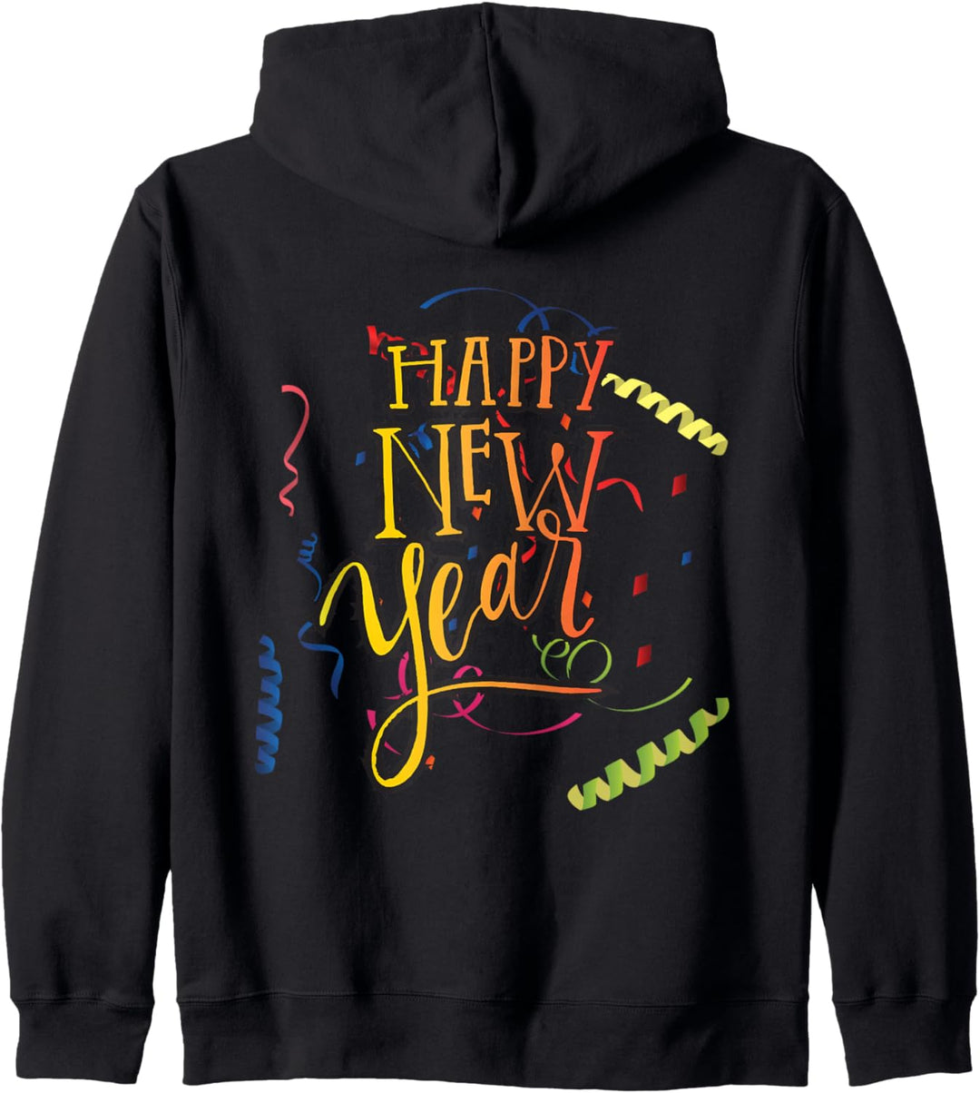 Happy New Year 2022 Outfit für Silvester Party Neujahr Kapuzenjacke