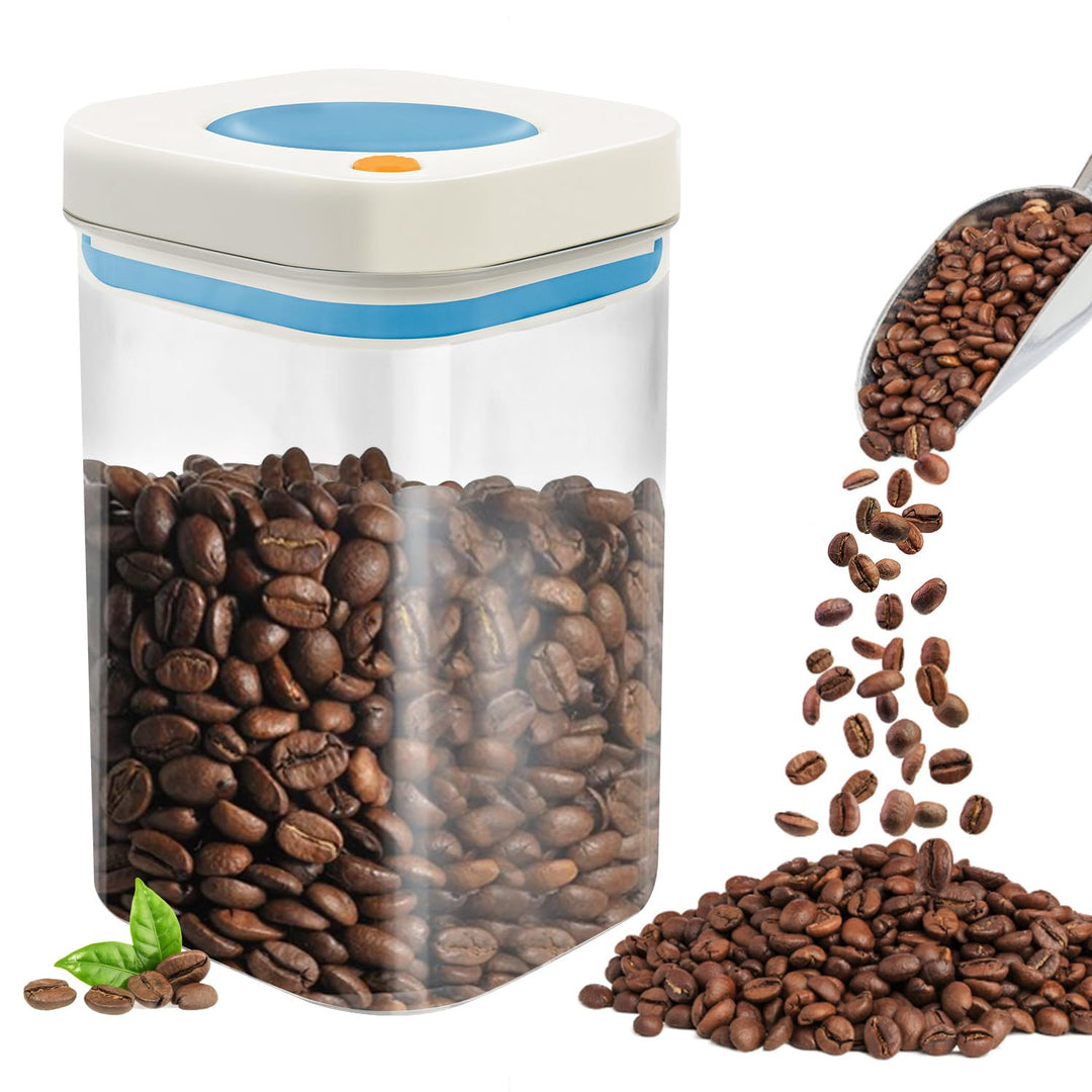 Coffee Canister Kaffeedosen Luftdicht Kaffeebohnen Aufbewahrung Vakuumdose Kaffee für Kaffeepulver,