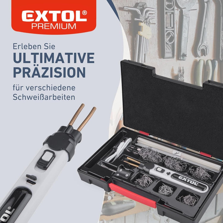 Kunststoff Schweissgerät mit Akku I kabelloser Schweissstift für Risse oder zum Verstärken und Schwe