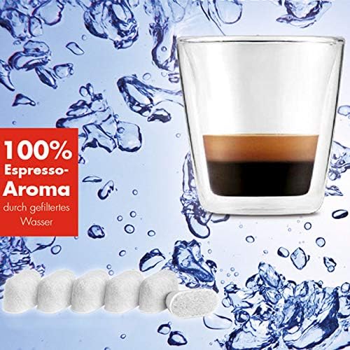 GASTROBACK Premium Wasserfilter für Siebträgermaschinen – 6er Pack, Aktivkohlefilter-Technologie, Ko