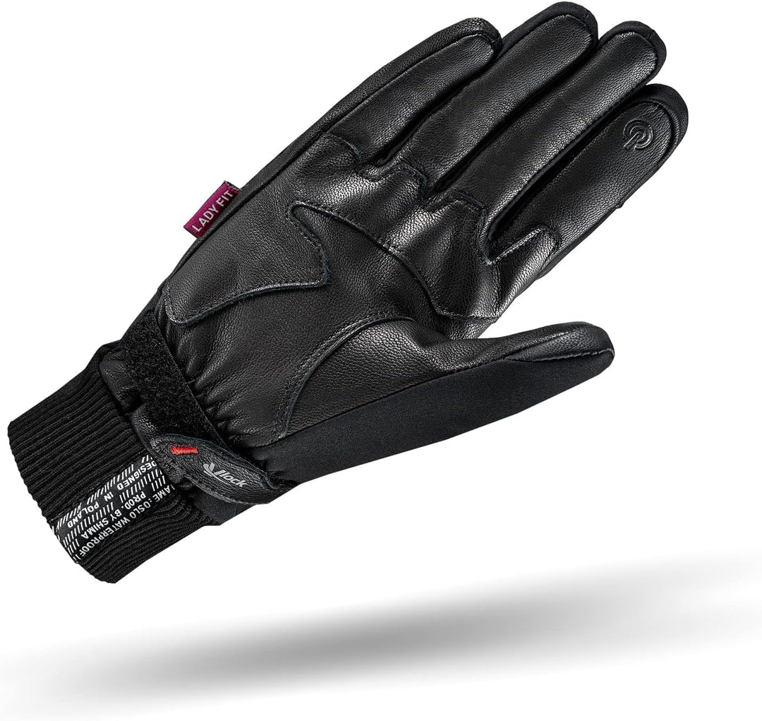 SHIMA Oslo Motorradhandschuhe Damen Herren - Ganzjährig wasserdichte Touchscreen mit Protektor L Sch