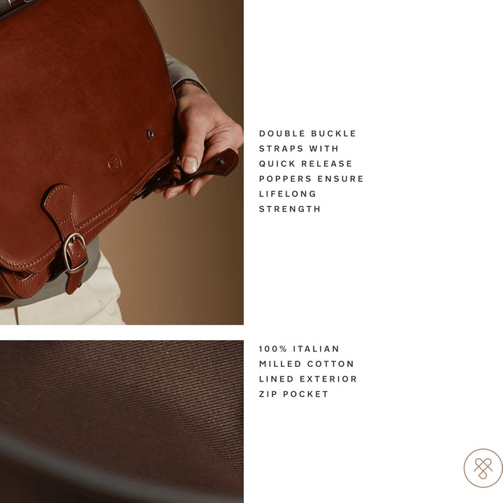 Maxwell Scott Klassische Italienische Herren Leder Aktentasche Jesolo2 in Schwarz, Schwarz