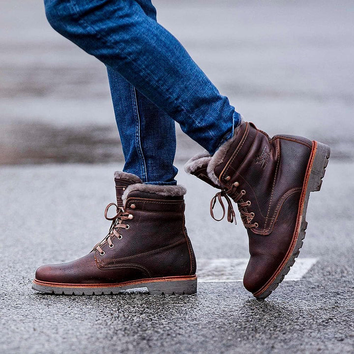 Panama Jack Panama 03 Damen Kalt gefüttert Classics Kurzschaft Stiefel & Stiefeletten, Kastanienbrau