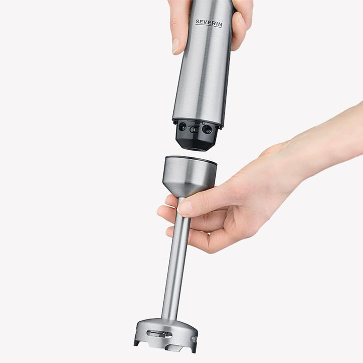 SEVERIN Stabmixer mit Premium-Set, abnehmbarer Mixstab 4-Klingen-Edelstahlmesser, mit Pürierstab, Sc