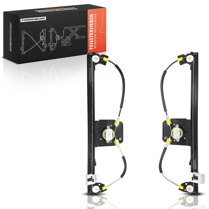 Frankberg 2x Fensterheber Elektrisch ohne Motor Vorne Links Rechts Kompatibel mit Grand Scénic II JM