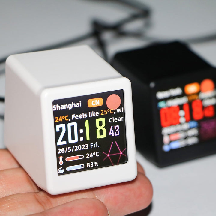 Vastarry Bitcoin Stock Ticker Monitor Anzeigezeit Wetter, Temperatur, Luftfeuchtigkeit und Bildwiede