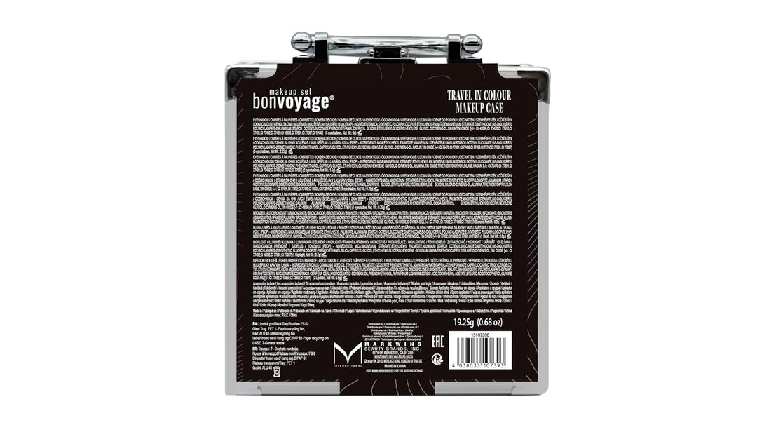 bonvoyage The Perfect Nail, Set Manucure et Pédicure Professionnel, Kit avec Vernis à Ongles en Dive