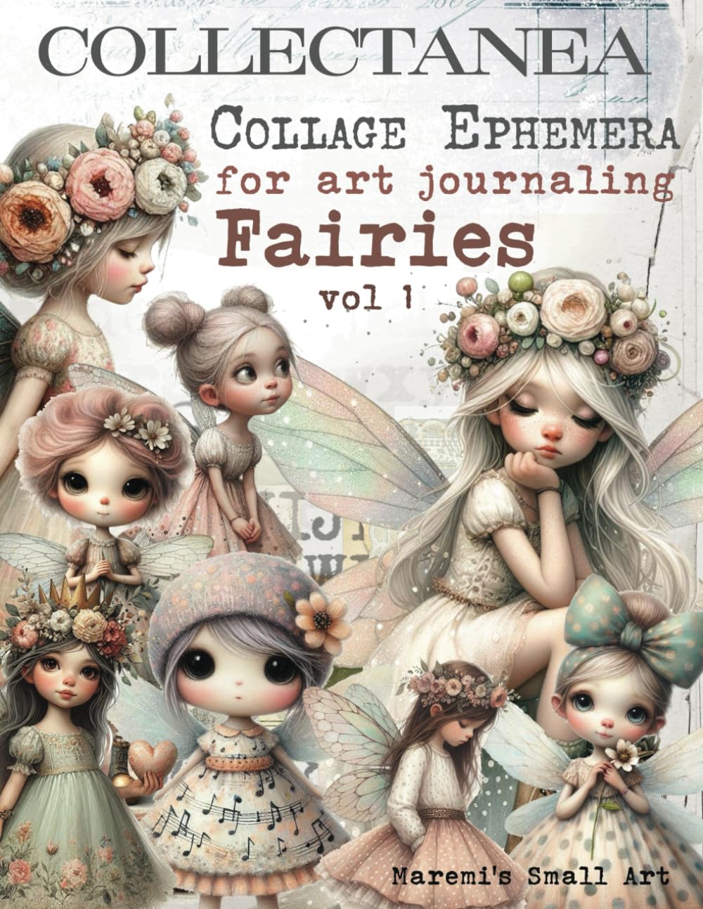COLLECTANEA Collage Ephemera for Art Journaling, Fairies vol 1: A book with 160+ Images To Cut Out,