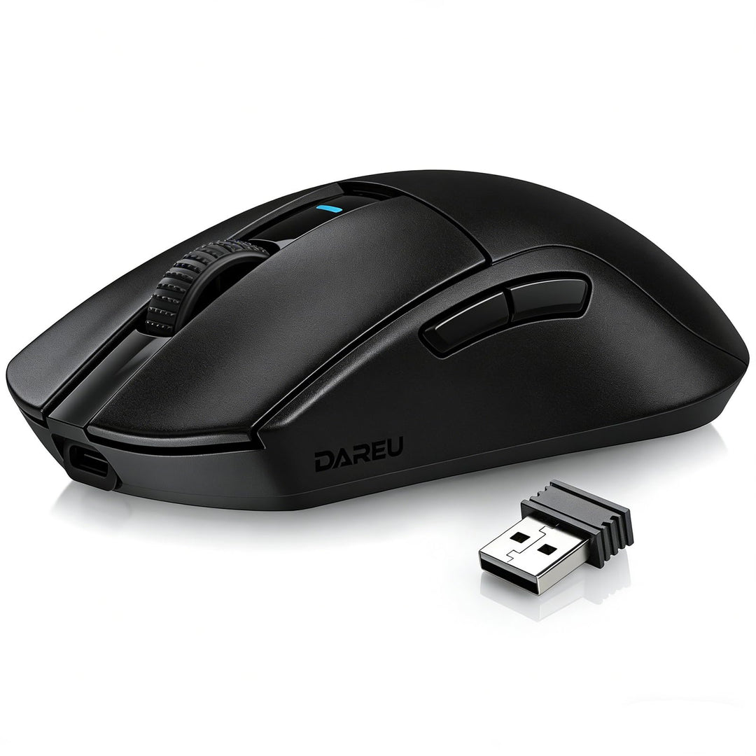 DAREU A950GM 60g Ultralight Gaming Mouse, PixArt PAW3395 Gaming Sensor, 100 Millionen HUANO Gaming M