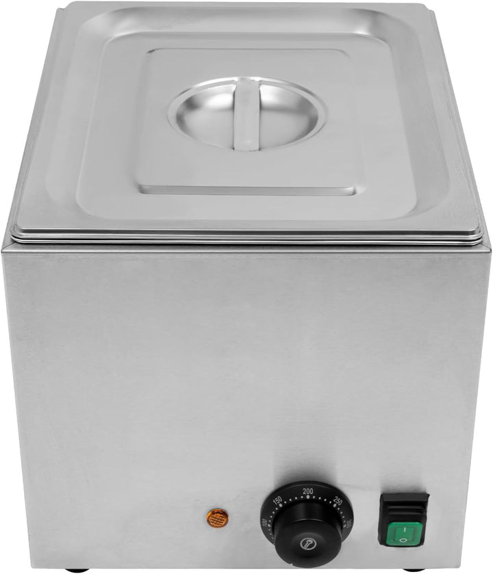 Würstchenwärmer, 10L Edelstahl Bockwurstwärmer, 122-572℉Präzise Temperaturregelung, 220V, 1300W, 39