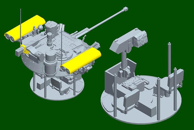 Trumpeter 09558 Russian Bmp-2M Berezhok Turret - massstab 1/35 - Modellbausatz