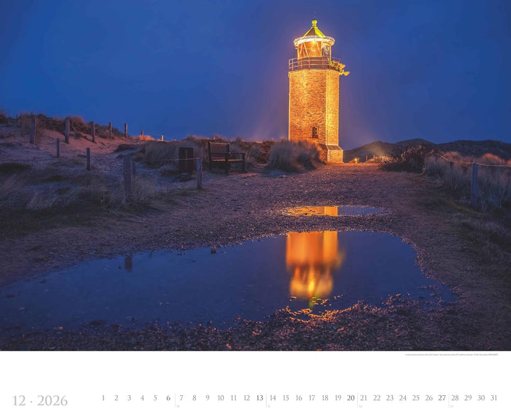 Alpha Edition - Sylt 2026 – XXL Bildkalender 60×50 cm, Panorama-Wandkalender im Querformat, Landscha
