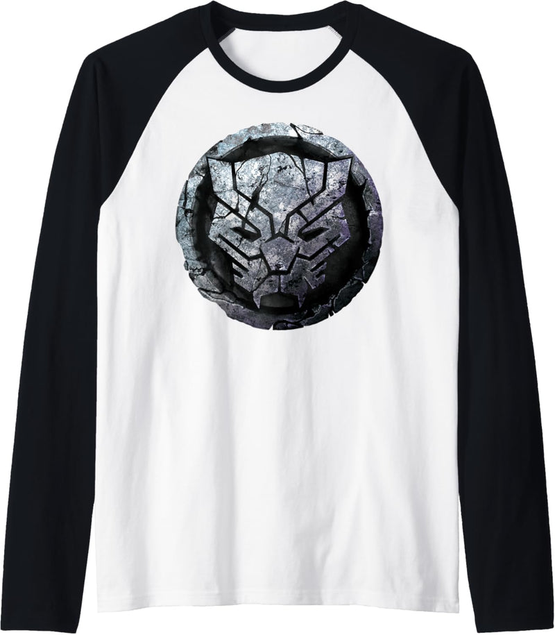 Marvel Black Panther Stone Symbol Raglan