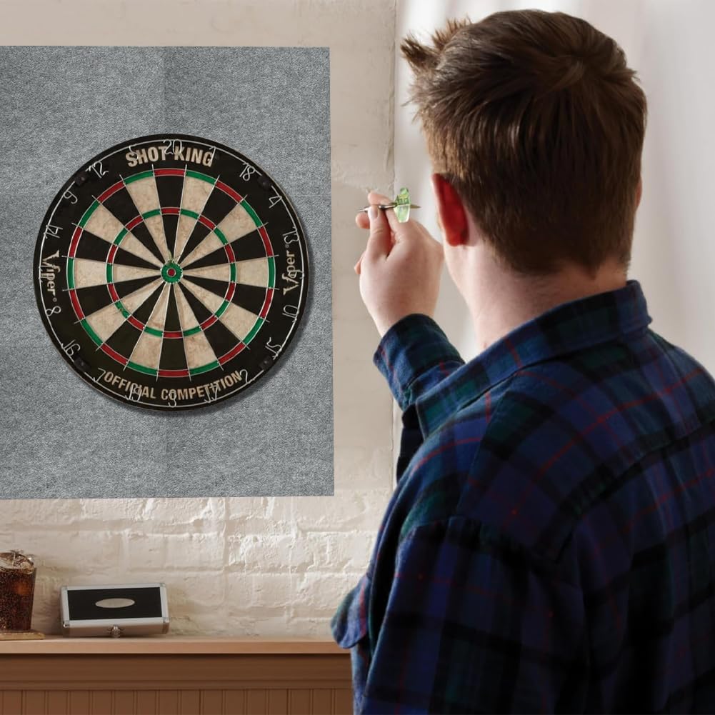 Dartboard-Wandschutz, Dart Wandschutz aus Filz, Dartboard-Umrandung, Selbstklebend, Gespleisste Wand